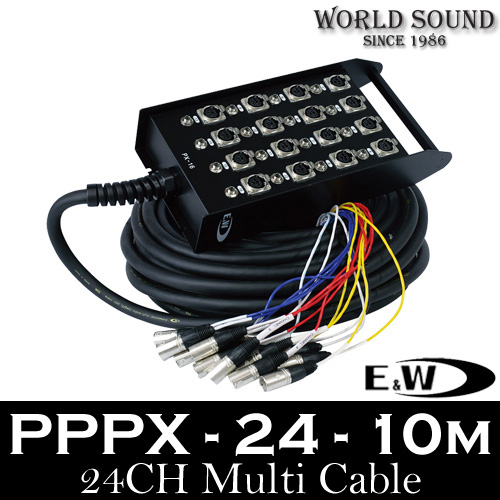 E&amp;W - PX-24-10M 24채널 멀티케이블
