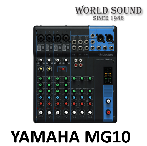 YAMAHA 야마하 MG10 오디오 믹서 10채널(4mic)