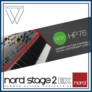 NORD STAGE 2 EX HP 76 [노드 스테이지 2 EX HP 76] 76 key Digital Stage Piano with Synth