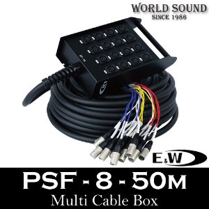 E&amp;W - SF-8-50M 8채널 멀티케이블
