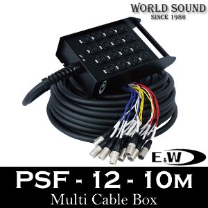 E&amp;W - SF-12-10M 12채널 멀티케이블