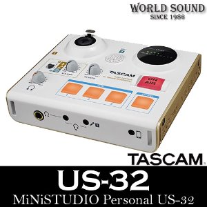 TASCAM - US-32 USB Mini Studio Personal 인터넷방송 오디오인터페이스