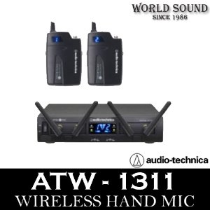 Audio-Technica - ATW-1311 무선 듀얼바디팩 세트 2.4GHz