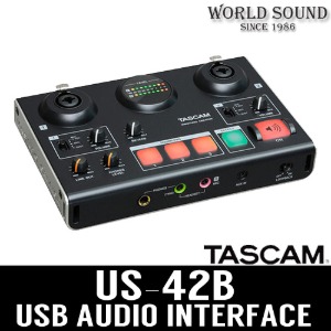 TASCAM US-42B MiNiSTUDIO CREATOR 타스캠 방송용 오디오인터페이스 오디오믹스