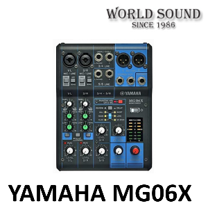 YAMAHA 야마하 MG06X 오디오 믹서 6채널(2mic)