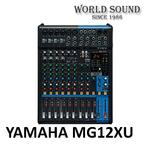 YAMAHA - MG12XU 12채널 FX아날로그믹서 이펙터 / USB 인터페이스 랙마운트 가능