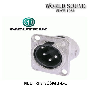 NEUTRIK뉴트릭 NC3MD-L-1 판넬형 커넥터